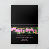 CARTE DE JOUR ROMANTIQUE VALENTINE (Intérieur)