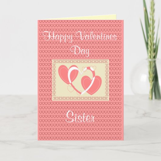 CARTE DE JOUR SISTER VALENTINES (Devant)