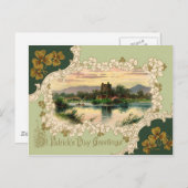 Carte de jour St Patrick du Château de Shamrock vi (Devant / Derrière)