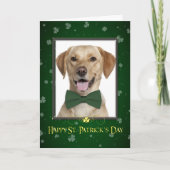 Carte de jour St. Patrick du Yellow Lab (Devant)