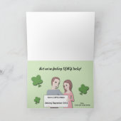 Carte de jour St. Patricks et Faire-part de grosse (Intérieur)