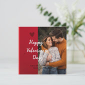 Carte de jour Valentines (Debout devant)