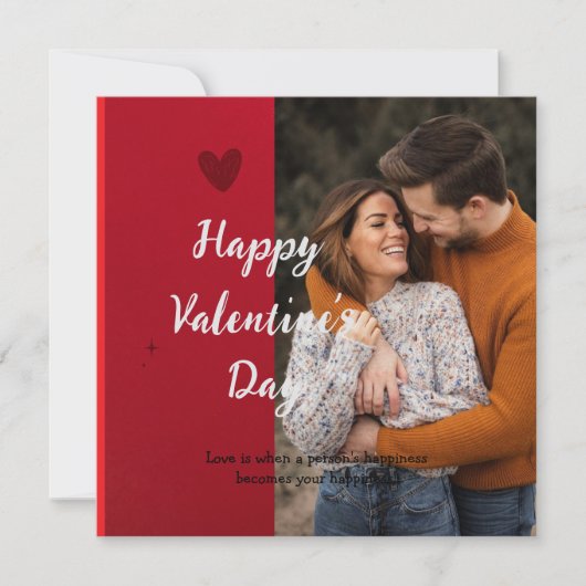 Carte de jour Valentines (Devant)