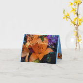 Carte de jour Valentines (Fleur jaune)