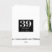 Carte de jour Valentines (Dos)