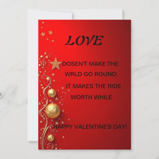 Carte de jour Valentines (Devant)