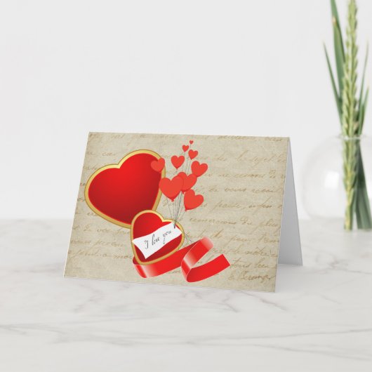 Carte de jour Valentines (Devant)
