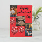 Carte de jour Valentines (Debout devant)