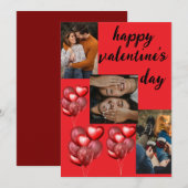 Carte de jour Valentines (Devant / Derrière)