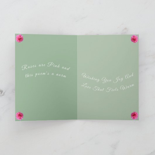 Carte de jour Valentines (Intérieur)