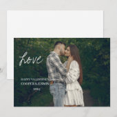 Carte de jour Valentines - Couvert d'Amour, Blanc (Devant / Derrière)