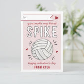 Carte de jour Valentines de la salle de classe Spi (Debout devant)