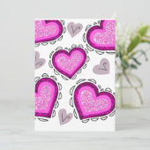 Carte de jour Valentines inspirées des faux Paper (Debout devant)