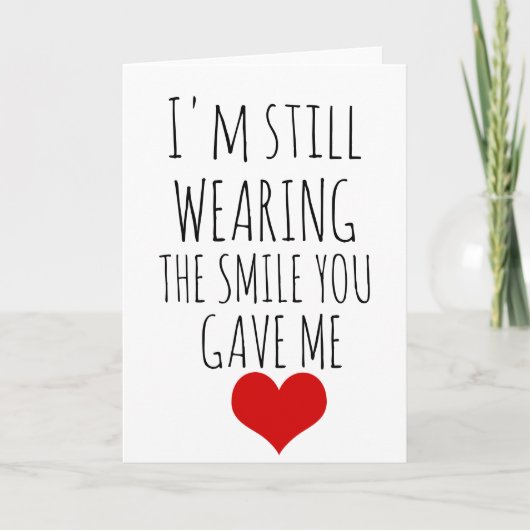 carte de jour valentines Je porte toujours le sour (Devant)