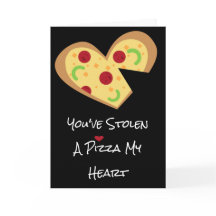 Carte de jour Valentines - Pizza My Heart