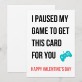 Carte de jour Valentines pour elle (Devant / Derrière)