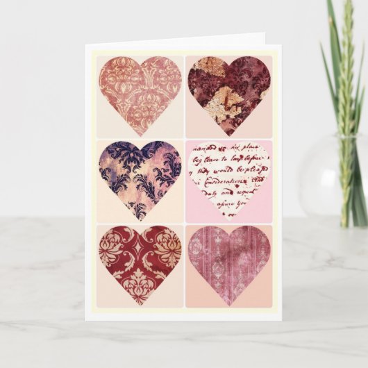carte de jour Valentines vierge (Devant)