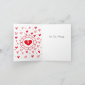 carte de jour valentines vous êtes ma personne pré (Intérieur)