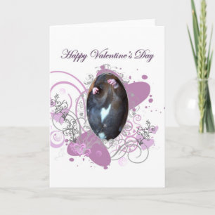 Carte de jour Valetine ~Le coeur du rat