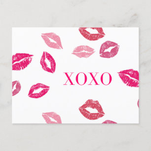 Carte de jour Valetines "XOXO"