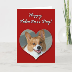 Carte de jour Welsh Corgi Valentines