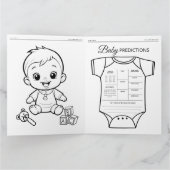 Carte de journal d'annonce de bébé pour grande sœu (Intérieur)