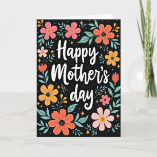 Carte de Journee des Mamans Design