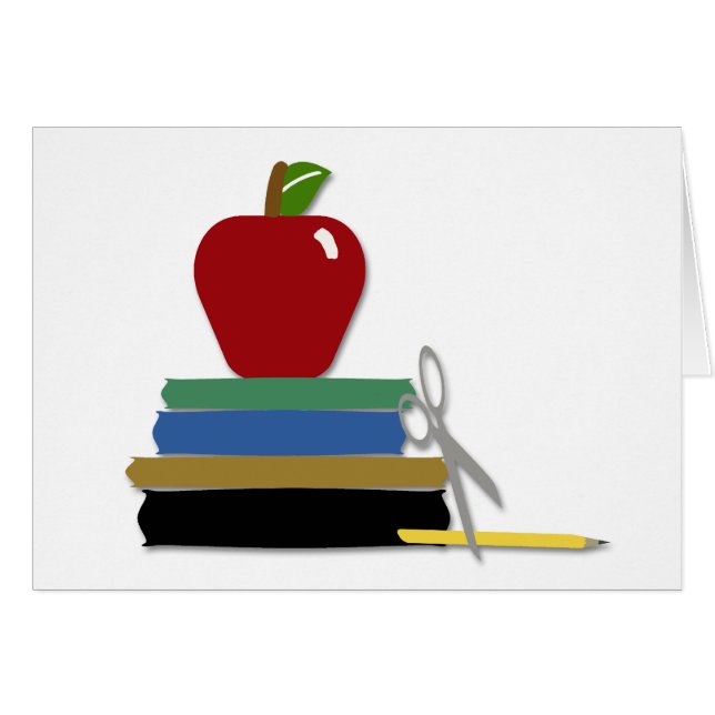 Carte de jours d'école (Devant horizontal)