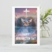 Carte de Joyeuse fête de Pâques (Debout devant)