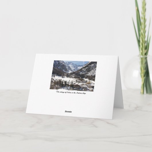 Carte de Joyeuses Fêtes (Dos)