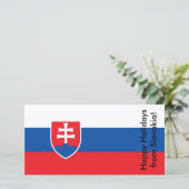 Carte de Joyeuses Fêtes de Slovaquie (Debout devant)