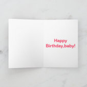Carte de joyeux anniversaire (Intérieur)