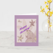 Carte de joyeux anniversaire (Fleur jaune)