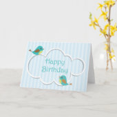 Carte de joyeux anniversaire (Fleur jaune)