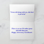 Carte de Joyeux Anniversaire (Intérieur)