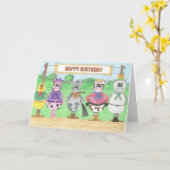 Carte de joyeux anniversaire (Fleur jaune)