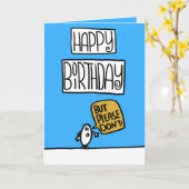 carte de joyeux anniversaire (Fleur jaune)
