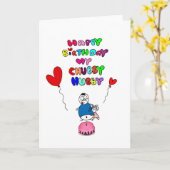 Carte de joyeux anniversaire (Fleur jaune)