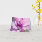 Carte de joyeux anniversaire (Fleur jaune)