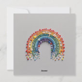 Carte de Joyeux Anniversaire (Dos)