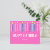 Carte de Joyeux Anniversaire (Debout devant)