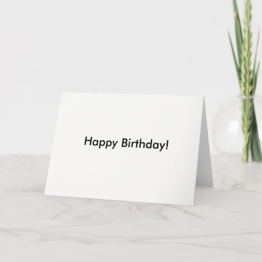 Carte de joyeux anniversaire (Devant)