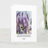 Carte de Joyeux Anniversaire (Dos)