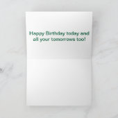 Carte de joyeux anniversaire (Intérieur)