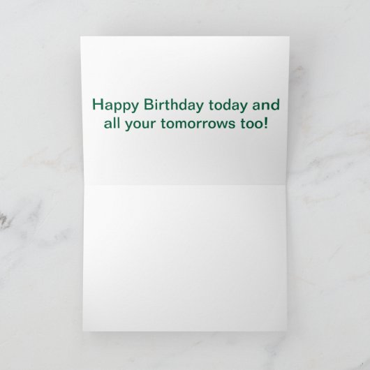 Carte de joyeux anniversaire (Intérieur)