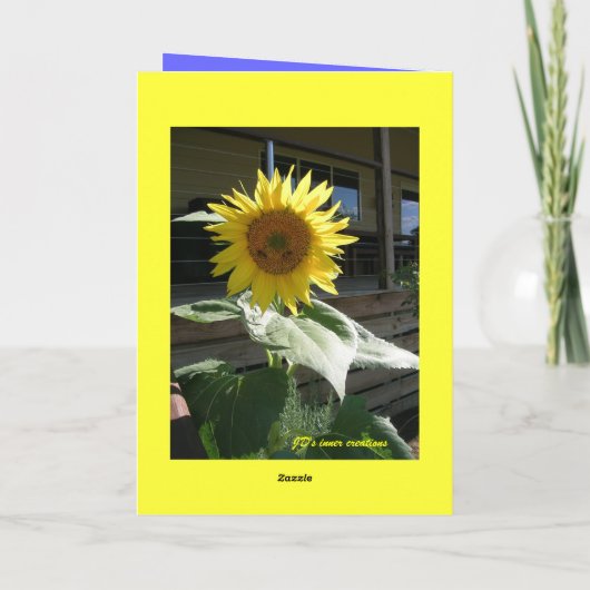 Carte de joyeux anniversaire (Dos)