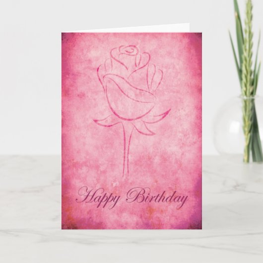 Carte de joyeux anniversaire (Devant)