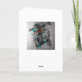 Carte de joyeux anniversaire avec des graphiques (Dos)