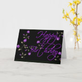 Carte de joyeux anniversaire avec les fleurs (Fleur jaune)