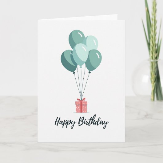 Carte de Joyeux Anniversaire Boule de Menthe (Devant)